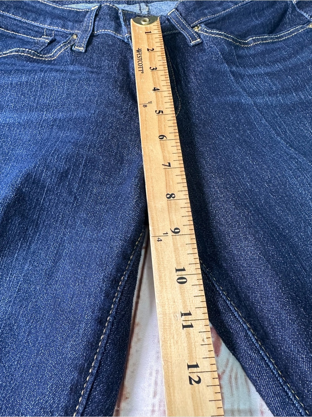 Signature by Levi Strauss Dark Blue Boot Cut Jeans - Picture 11 of 16